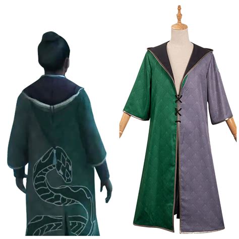 Hogwarts Legacy Slytherin Cosplay Costume Robe Outfits Halloween Carnival Party Suit In 2023