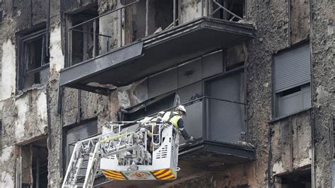 El incendio del edificio de Valencia se originó en un electrodoméstico