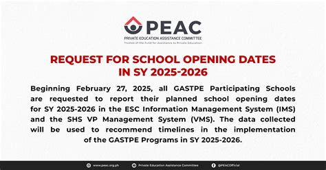 All GASTPE... - Private Education Assistance Committee