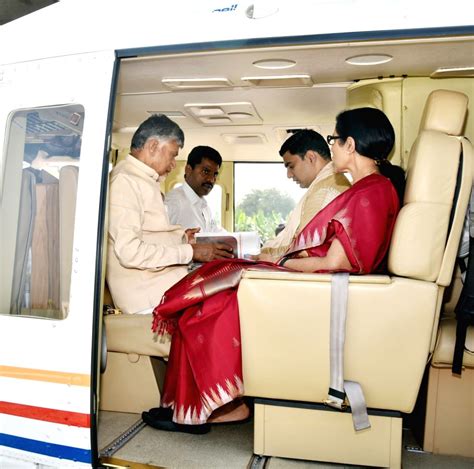 Chandrababu Naidu leaves for Tirupati Balaji Temple