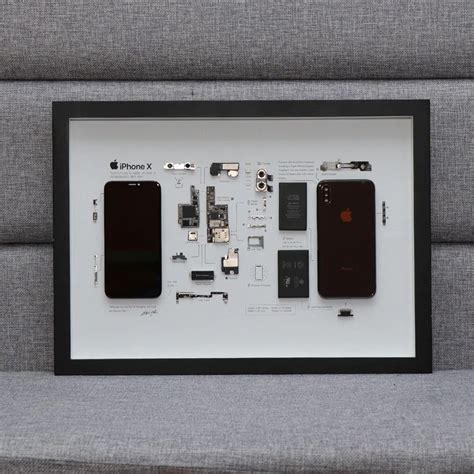 Iphone Disassembly Tech Art Iphone X Teardown Templates Etsy Unique