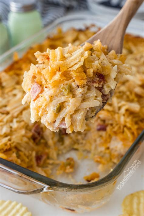 Yummy Cheesy Hashbrown Casserole Recipe