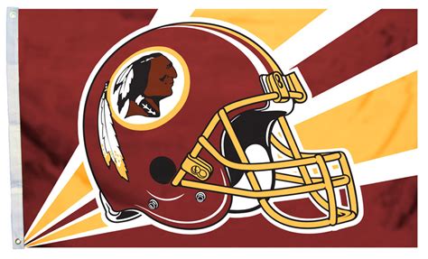 Buy Washington Redskins 3x5 Nfl Polyester Flag Flagline