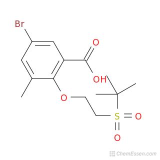 5 Bromo 3 Methyl 2 2 2 Methylpropane 2 Sulfonyl Ethoxy Benzoic Acid