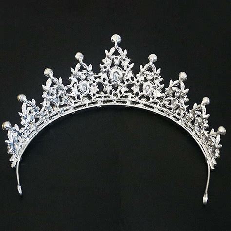 Tiara De Casamento Noiva Princesa Bling Cristal Coroa Baile De