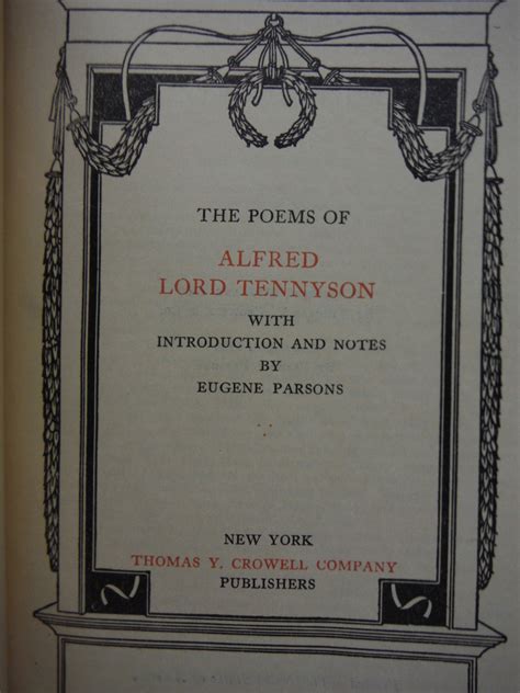 The Poems of Alfred Lord Tennyson