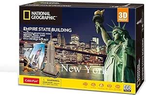 Amazon CubicFun National Geographic 3D Puzzles New York Mansion