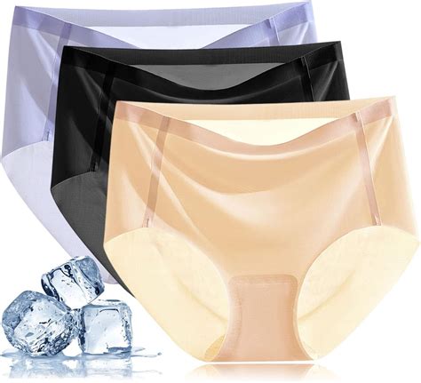 Pcs Mask Panties Unimaginably Cold Ultra Thin Seamless Ice Silk