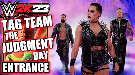 WWE 2K23 The Judgment Day Entrance YouTube