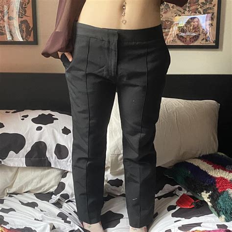 Vintage Slim Fit Black Slacks Size S