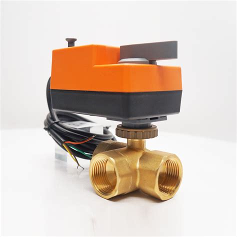 Winvall V Actuated Control Ball Valve Electric On Off Type Flow Valve