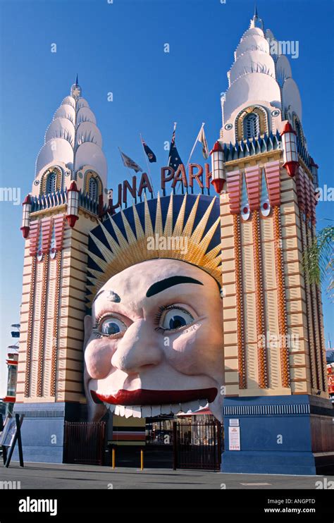 Luna Park Sydney Nsw Australia Stock Photo Alamy