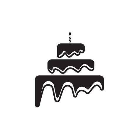 Cake Sign Icon Vector Illustration Design 13099358 Vector Art At Vecteezy