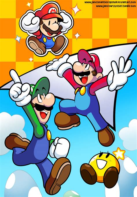 Mario And Luigi S Paper Jam By Jamesthereggie On Deviantart