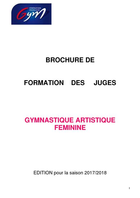 Programme Ffgym