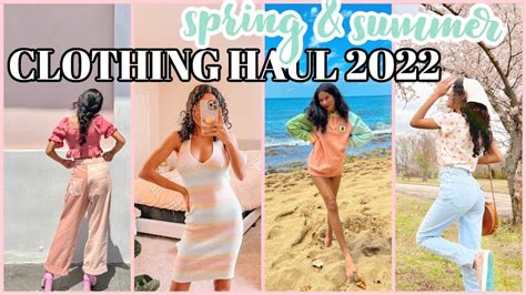 Spring Summer CLOTHING TRY ON HAUL 2022 YouTube Summer Outfits