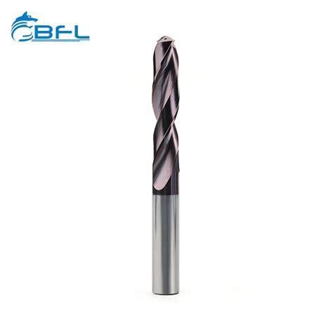 Bfl Solid Carbide Flute Twist Drill Bit With Coolant Hole For Steel