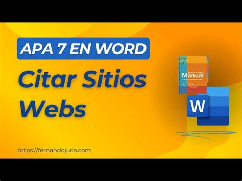 Cómo Citar Sitios Web en APA 7ma Edición Guía Completa Paso a Paso