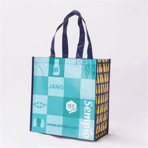 Custom Logo Printed Laminated PP Non Woven Reusable Tote Bags - Homesgu