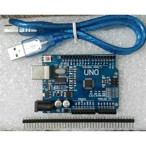 Jual Arduino Uno Smd R3 Atmega328 And Ch340 Kabel Usb Header Male