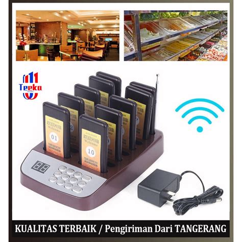 Jual TEEKA 8 16 Pager Restoran Wireless Calling System Restaurant