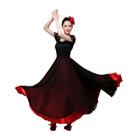 Falda De Baile De Flamenco Gitano Ropa De Baile Espa Ol Vestido De