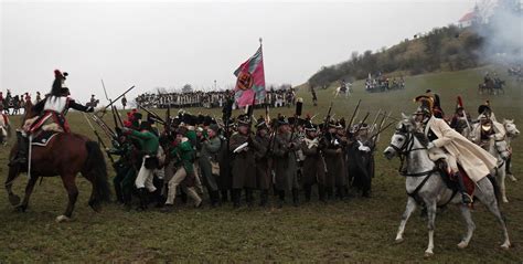 Battle Re Enactment Napoleon At Austerlitz