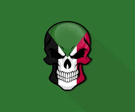 Premium Vector Sudan Skull Pride Flag Icon