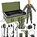 Amazon Click N Play Military Desert Camping Inch Action