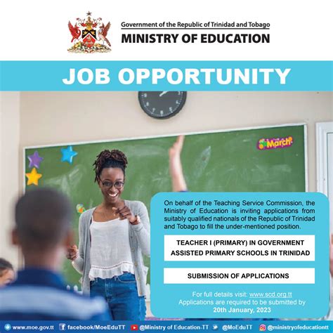 Administrative Vacancies – Ministry of Education