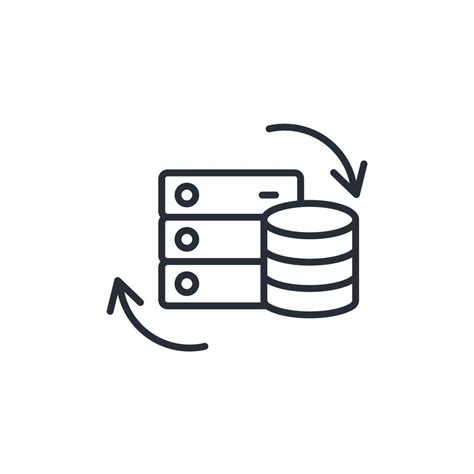 Copia De Seguridad De Datos Iconos S Mbolo Elementos Vectoriales Para