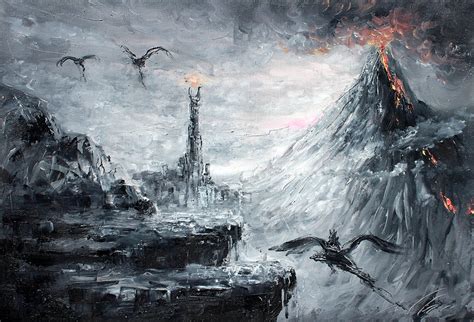 The Lord Of The Rings Oil Paintings Media Chomp