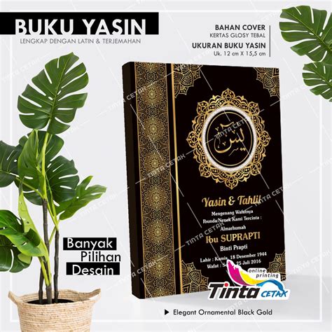 Jual Buku Yasin Tahlil Cover Laminasi Glossy Halaman Shopee