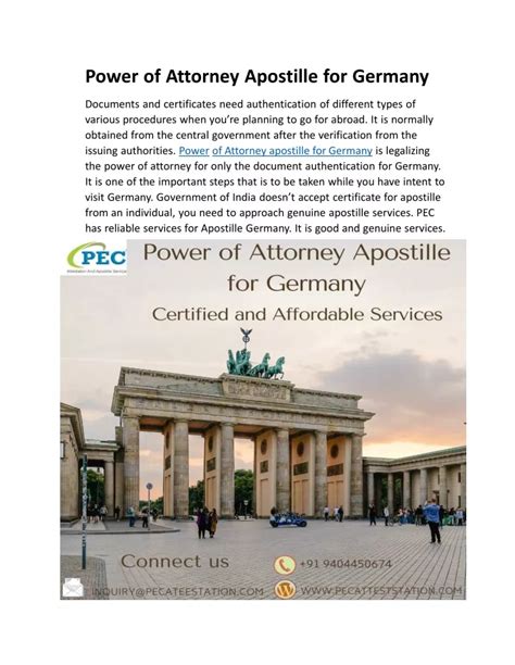 Ppt Power Of Attorney Apostille For Germany Powerpoint Presentation Free Download Id10627274