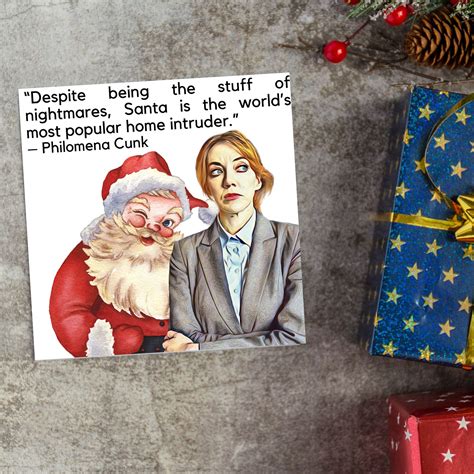 Funny Cunk Christmas Card Philomena Cunk Christmas Card Cunk Etsy Uk