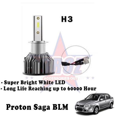 Proton Saga Blm Flx Fog Lamp H C Led Light Car Headlight Shopee