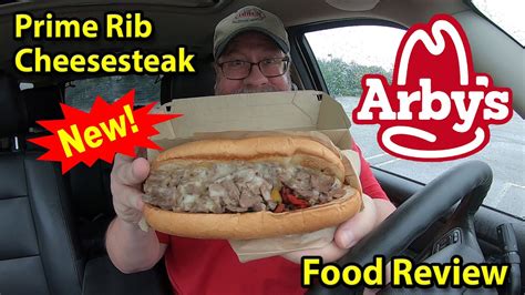 Arby S PRIME RIB CHEESESTEAK Taste Test Review JKMCraveTV