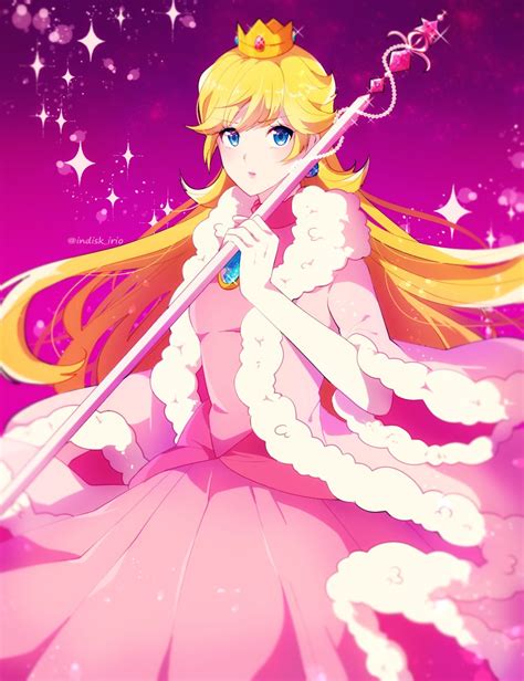 Princess Peach Fan Art Anime