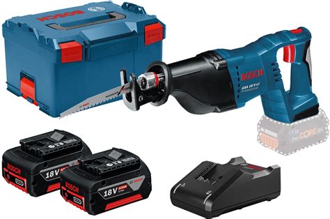 Bosch GSA 18 V LI Professional mit L Boxx mit Akku Ladegerät ab