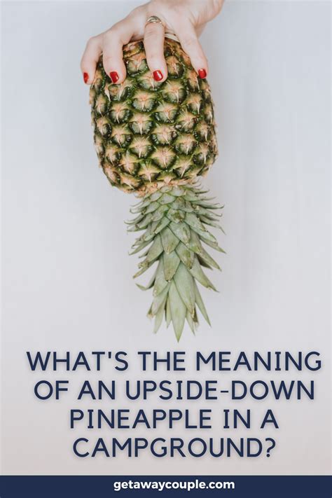 What S The Meaning Of An Upside Down Pineapple In A Campground Artofit