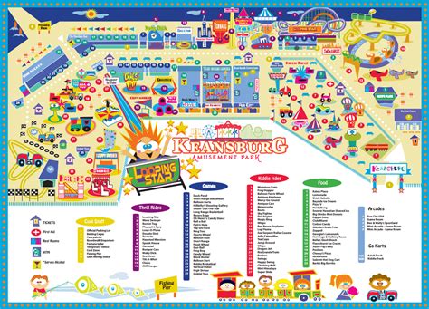 Keansburg Amusement Park Map and Brochure (2023) | ThemeParkBrochures.net