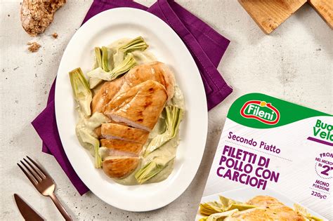 Filetti Di Pollo Con Carciofi Fileni Carni Biologiche Italiane