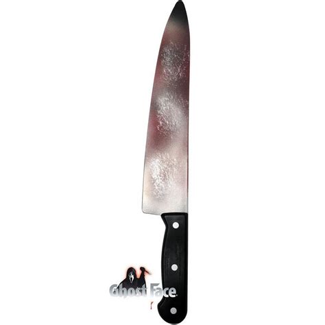 Bloody Ghostface Knife Prop 15in Scream Party City