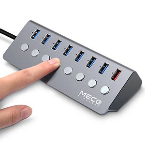 Meco Usb Hub Powered Port Usb Splitter Data Hub Usb Ports