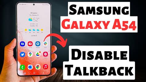 Samsung Galaxy A54 How To Disable Talkback How To On Talkback How