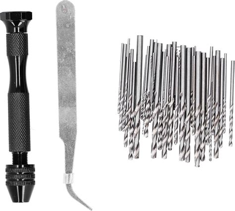 Amazon BestAlice 47Pcs Hand Drill Bits Set Pin Vise Hand Drill