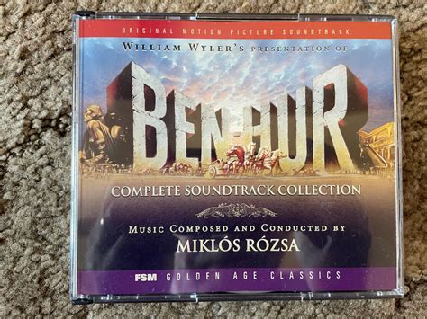 Ben Hur 1959 Miklos Rozsa Limtd 2000 Copy 2012 Fsm 5cd Set Cd Hinges Broken 4612725970