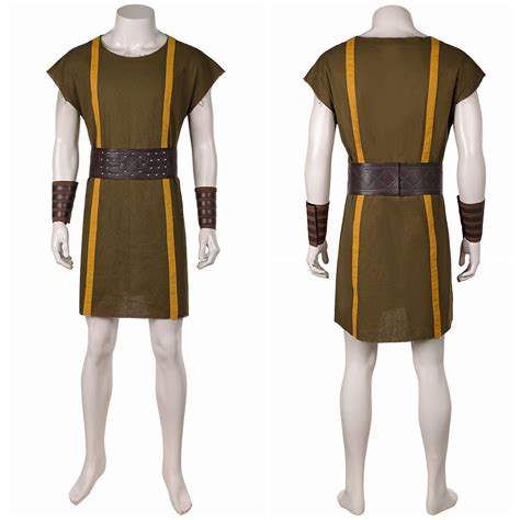 Gladiator 2024 Lucius Verus Yellow Brown Outfit Carnival Halloween Cos