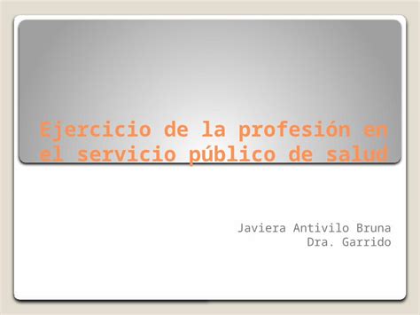 PPTX Ejercicio de la profesión en el servicio público DOKUMEN TIPS