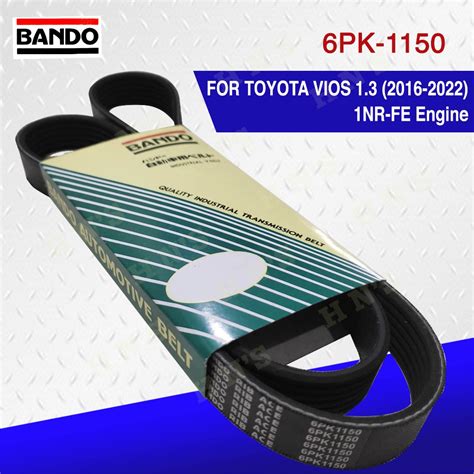 Bando Drive Belt Pk For Toyota Vios Nr Fe